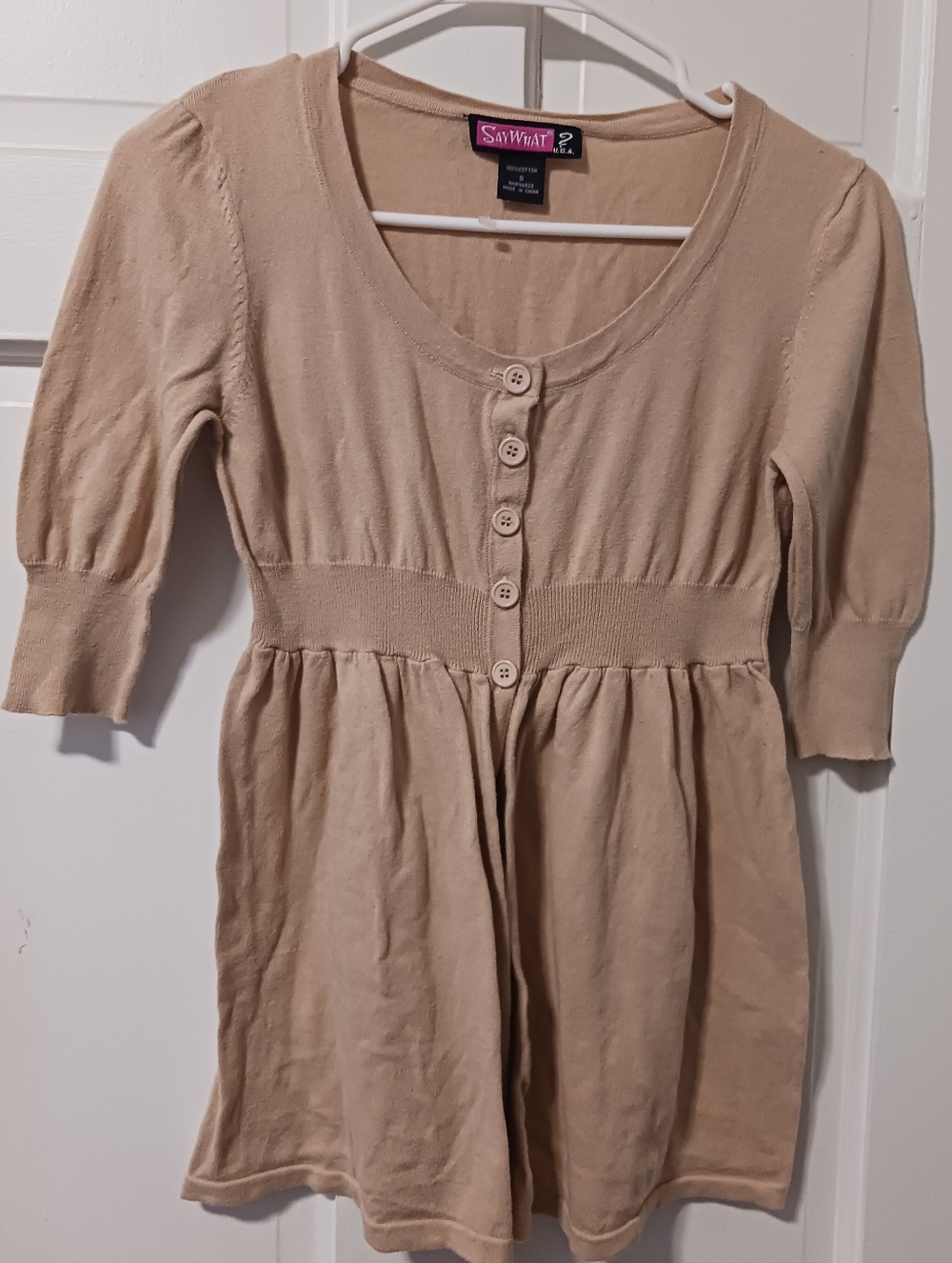 Early 2000s Baby Doll Top Twilight Bella Swan Buffy The Slayer Y2k  Sz S NWOT